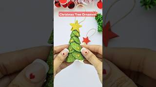 Easy to make Christmas tree ornament for kids craftchutney2 youtubeshorts easy christmas craft [upl. by Ettecul]