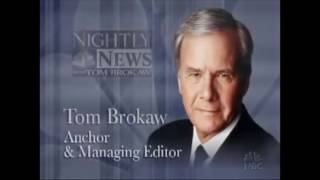 The Tom Brokaw News Center at NBC Universal Studios amp Final NBC Nightly News Broadcast Closing [upl. by Aivatco]