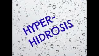 I have hyperhidrosis [upl. by Anavrin]