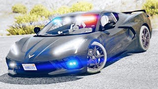 2020 Corvette C8 Stingray  GTA 5 LSPDFR 437 [upl. by Naawaj207]