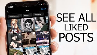 How to See All Liked Posts on Instagram 2024 [upl. by Ethben]