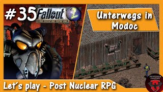 Fallout 2 35 Unterwegs in Modoc RPG  Verhandler  blind Lets Play [upl. by Miarfe]