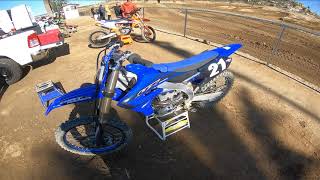 2023 Yamaha YZ250F at Perris Raceway [upl. by Aanas]