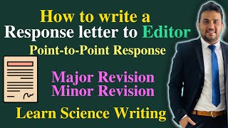 How to write a response letter to reviewer and editor comments [upl. by Kiersten]