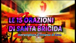 LE 15 ORAZIONI DI SANTA BRIGIDA  meravigliose promesse di Gesù [upl. by Eiuol]