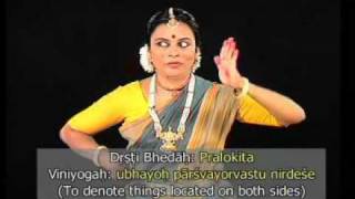 Hastas amp mudras bhedas neck amp eye movements in Bharatanatyam bharatnatyam [upl. by Fleta361]