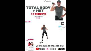 Allenamento Total Body  HIIT Esercizi Per Dimagrire e Tonificare anteprima [upl. by Winterbottom]