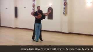 Intermediate Slow Foxtrot by Inspiration 2 Dance London [upl. by Conlin]