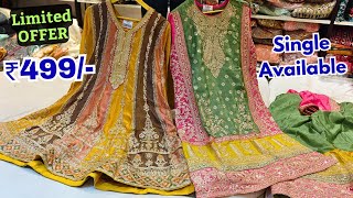 Readymade Fancy Suits at ₹499  Single Available  Pakistani Suits Hyderabad market [upl. by Yzeerb]