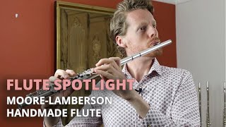 Flute Spotlight MooreLamberson Silver Handmade Flute [upl. by Wilbur]