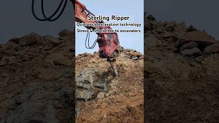 Cuttingedge quiet rock excavation technology sterlingripper sterlingtechnology [upl. by Parent]