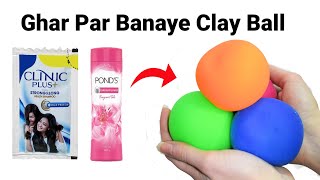 How to make Shampoo Mouldit ClayGanesh Idol Making Clayganapati murti makinghomemade clay balldiy [upl. by Relyuhcs]