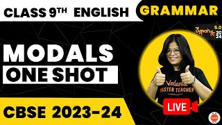 Modals in One Shot  English Grammar Class 9  CBSE Class 9th English Preparation CBSE2024Exam [upl. by Monk]