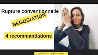 Comment bien négocier sa rupture conventionnelle   4 recommandations [upl. by Ecnerol39]