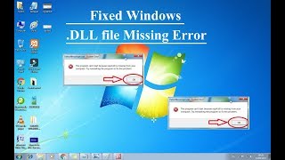 How to Fix All DLL Missing File Error in Windows PC  Windows 7XPVistaService Pack 12 [upl. by Naujik726]