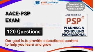 AACE International Planning amp Scheduling Professional PSP Exam [upl. by Aristotle]