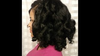 Alternative to Bantu Knots  Heatless Curls  No Tools Needed [upl. by Ardnoik97]