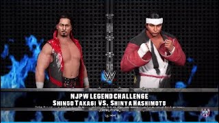 鷹木信悟 VS 橋本真也【NJPW vs LEGEND】SHINGO TAKAGI VS SHINYA HASHIMOTO【WWE2k23】 [upl. by Nelak602]