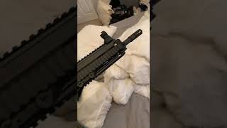 Umarex HK417 Airsoft fully upgraded DMR [upl. by Ennovi]