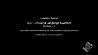 BLS  Backend Language Switcher  Installation Tutorial [upl. by Netsyrc]