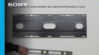 How to wall mount your Sony LED TV  Sony [upl. by Trebreh]