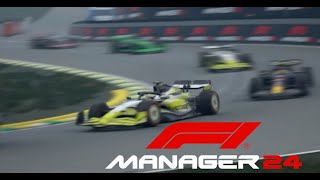 19 Folle Brasile È primo punto della storia per Matemik Corse  F1 Manager 2024 [upl. by Georgeanna]