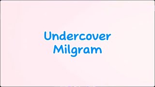 ❄️ Undercover from MILGRAM ❄️  Dia Shizuku Feat MelodyShiori Cover [upl. by Hazaki]