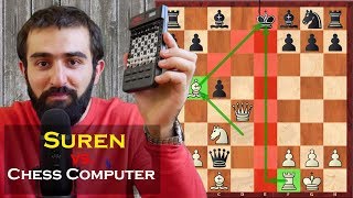 Suren Beats A 28 Year Old Vintage Chess Computer [upl. by Ladnek]