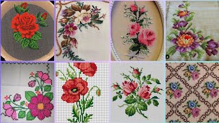 Gorgeous cross stitch patterns countable embroidery charsutikarhailatest dosuti design ideas2024 [upl. by Sewole288]