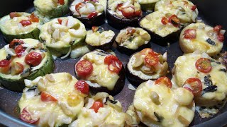 Canapé de legumes gratinados Saudável nutritivo e super gostoso [upl. by Haiasi]