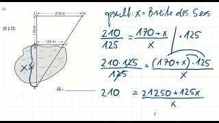 Strahlensatz 2 Breite des Sees [upl. by Nicolai]