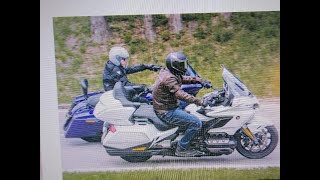 Goldwing handling VS Street Glide handling [upl. by Frayne]