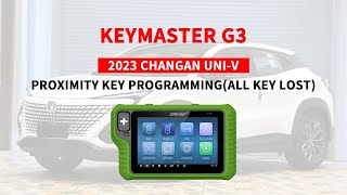 OBDSTAR X300 Classic G3 Program 2023 CHANGAN UNIV All Keys Lost OBDII365 [upl. by Aicatsan691]