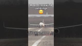 Most Crosswind Landings Vs This Landing airplane aviation avgeek crosswind crosswindlanding [upl. by Ker]