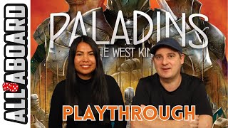 PALADINS OF THE WEST KINGDOM  Boardgame  How to Play and Full 2Player Playthrough [upl. by Aoket]