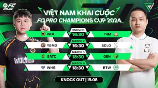 Việt Nam khai cuộc đối đầu Trung Quốc  Knockout 1908  FC Pro Champions Cup 2024 [upl. by Brew697]