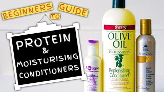 Protein and Moisturising Conditioners 101 FOR BEGINNERS [upl. by Mariquilla]