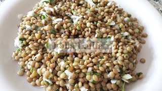 Salade de lentilles شلاظه بسيطه وفوائدها كثيره [upl. by Hsan]