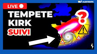 SUIVI METEO  LA TEMPETE KIRK TOUCHE LA FRANCE [upl. by Robyn820]