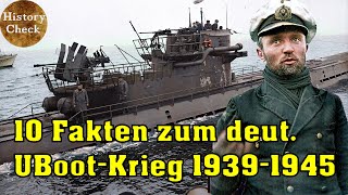 Die 10 Fakten zum deutschen UBootKrieg  19391945 [upl. by Alyahc219]