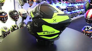 LS2 FF901 Advant X Oblivion Flip Front Helmet BlackHi Viz Yellow [upl. by Oirevas414]