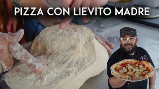 Ricetta Pizza Napoletana con LIEVITO MADRE del Maestro Santucci [upl. by Danczyk]