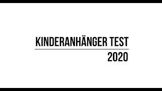 Croozer und XLC Kinderanhänger test [upl. by Arlen]