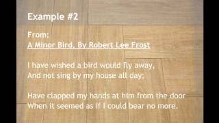 Examples of Couplet in Poetry [upl. by Anana]