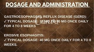 Esomeprazole  Uses  Indications  Dosage And Administration  Contraindications 💉💊 [upl. by Nosittam]