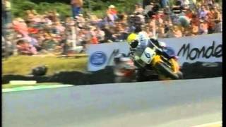 Britten V1000 vs Raceco Moto Guzzi  BEARS Brands Hatch 1995 AUDIO LOST See description [upl. by Imaj]