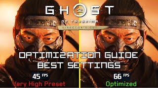 Ghost Of Tsushima  OPTIMIZATION GUIDE  Every Setting Tested  Best Settings [upl. by Einnel]