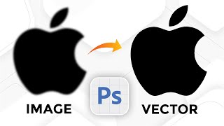 Image to Vector in Photoshop Beta  Tawhid GFX [upl. by Sillyrama736]