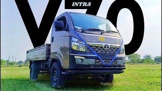 TATA INTRA V70  Pickup Truck  Indepth Review  Biggest and Best in its Segment pickup intra [upl. by Davin]