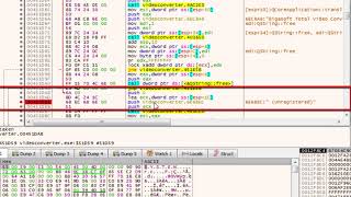 How to crack Bigasoft Total Video Converter and remove the trial limitations using x64dbg [upl. by Estas]